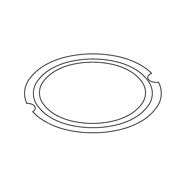 Astoria Compact / Wega Lyra Mini Nova Metal Drain Cup Flange 1