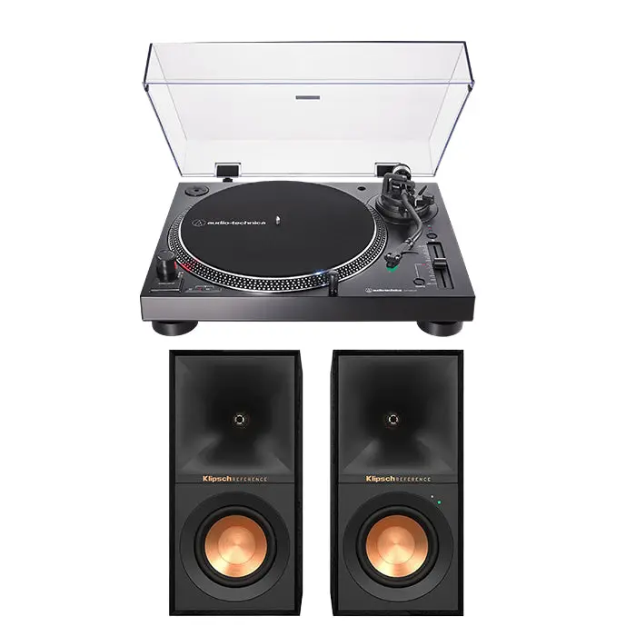 Audio-Technica Atlp120Xbtusb Turntable + Klipsch R-40Pm Speaker Bundle 1