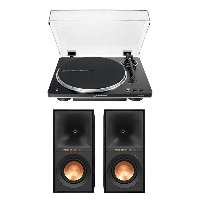 Audio-Technica Atlp70Xbt Bluetooth Turntable + Klipsch R-40Pm Speaker Bundle 1