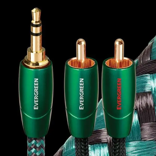 Audioquest Evergreen Analog Cable – 1M 3.5Mm Male To Rca Male 1