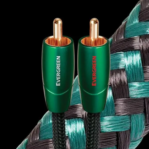 Audioquest Evergreen Rca-To-Rca Analog Cable – 1M Low-Noise Design 1
