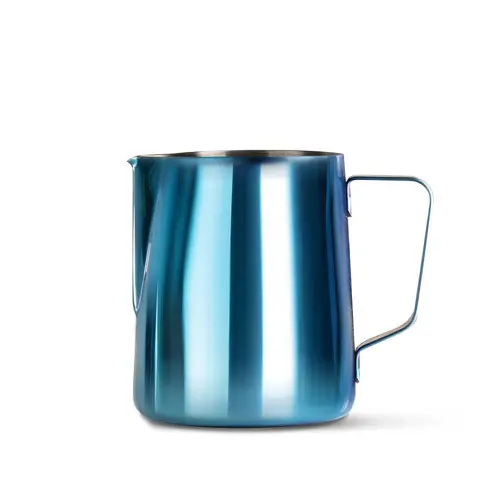 Barista Basics 12Oz Blue Milk Frothing Pitcher – Barista-Ready 1