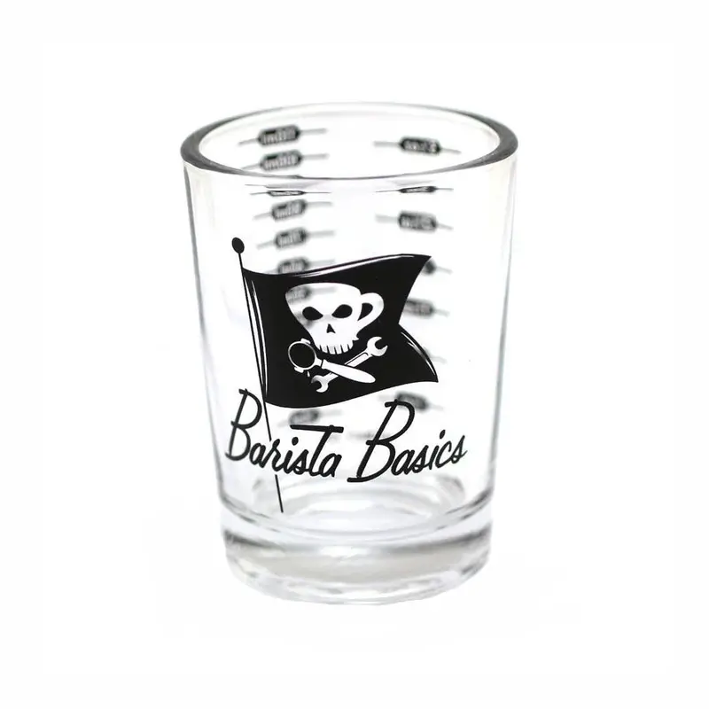 Barista Basics 4 Oz (110 Ml) Lined Measuring Glass For Precision Pouring 1