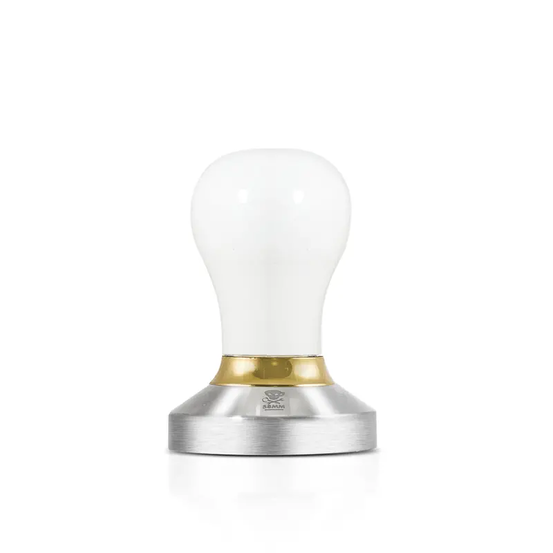 Barista Basics Design 5 White 58 Mm Flat Espresso Tamper 1
