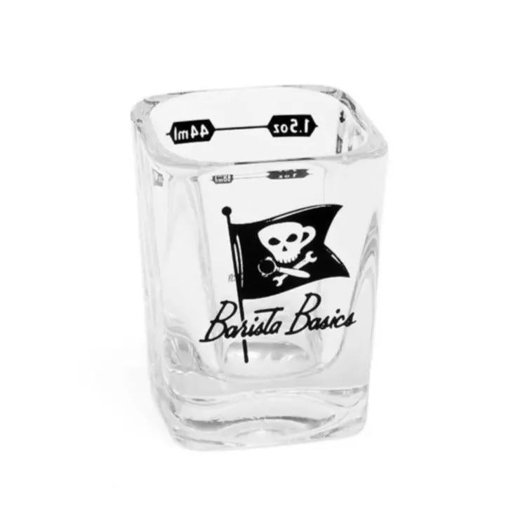 Barista Basics Espresso Shot Glass – 2 Oz Dual-Scale Measurement 1