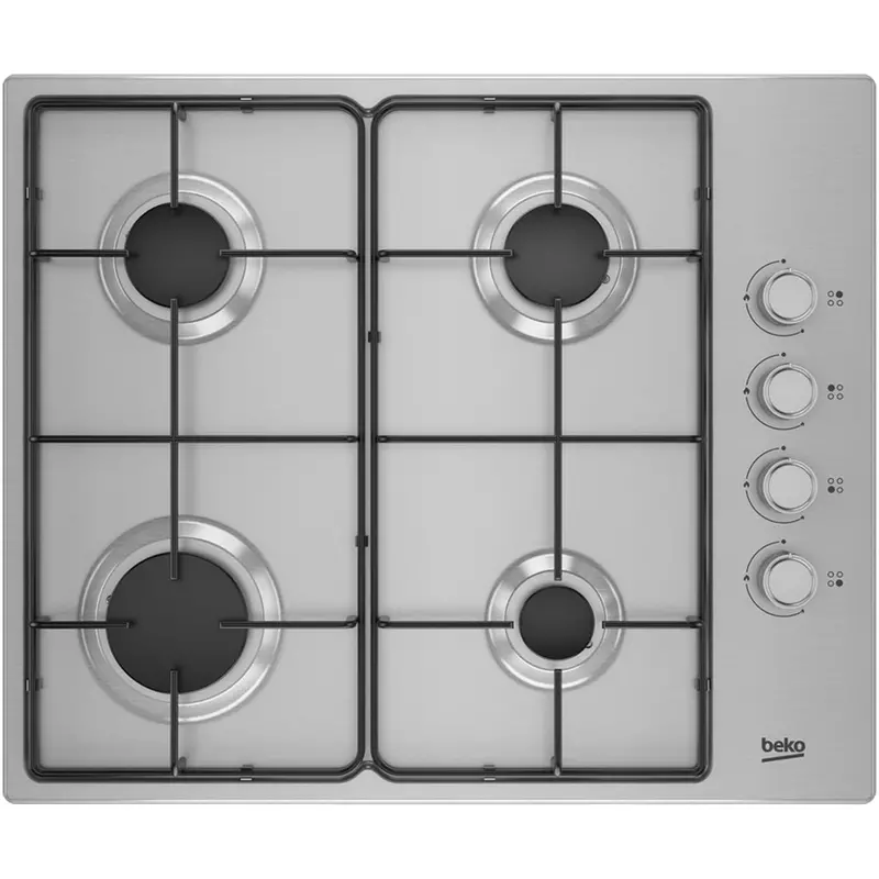 Beko Cihyg21Sx 61Cm Stainless Steel Gas Cooktop 1