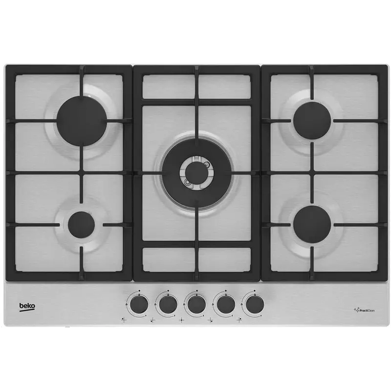 Beko Cihyg32Sxe 75Cm Stainless Steel Gas Hob 1