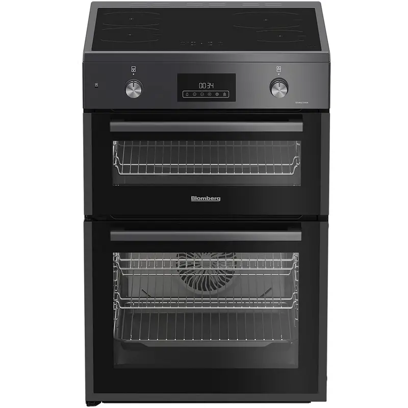Blomberg Hirn651N 60Cm Built-In Electric Double Oven With Induction Hob – Anthracite 1