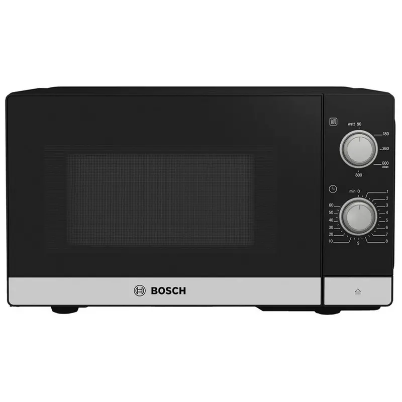 Bosch Ffl020Ms2B 20L Freestanding Microwave – Compact Black Unit With Auto Programs 1