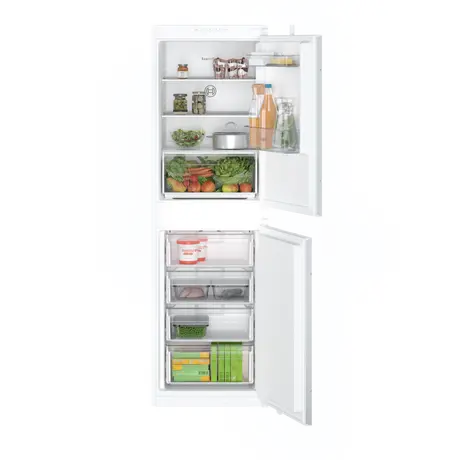 Bosch Kin85Nse0G Integrated Fridge Freezer – Frost-Free, White, Series 2 1