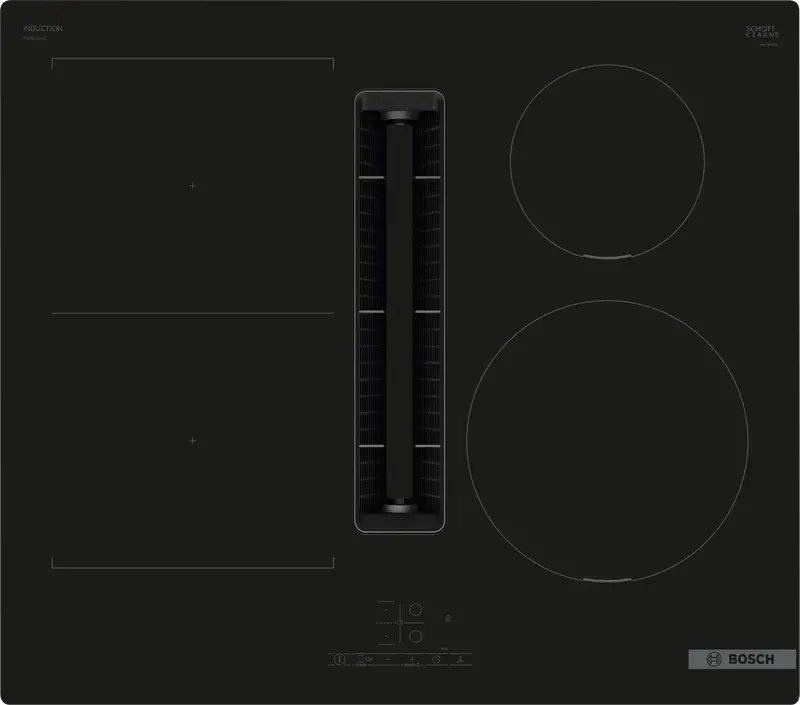 Bosch Series 4 60Cm Induction Hob With Integrated Downdraft Ventilation – Pvs611B16E 1
