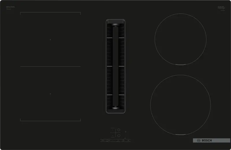 Bosch Series 4 80Cm Induction Cooktop Featuring Built-In Ventilation – Pvs811B16E 1