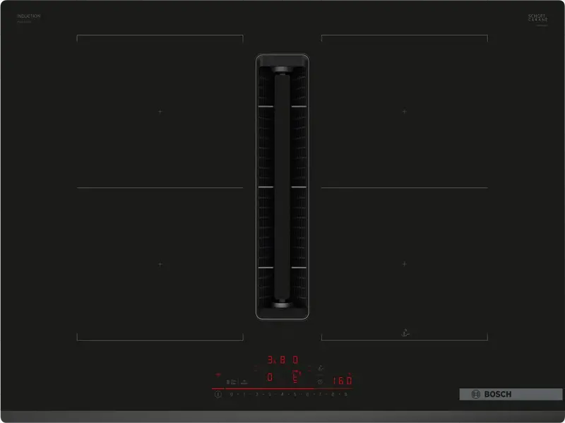 Bosch Series 6 70Cm Induction Hob With Integrated Ventilation System – Pvq731H26E 1