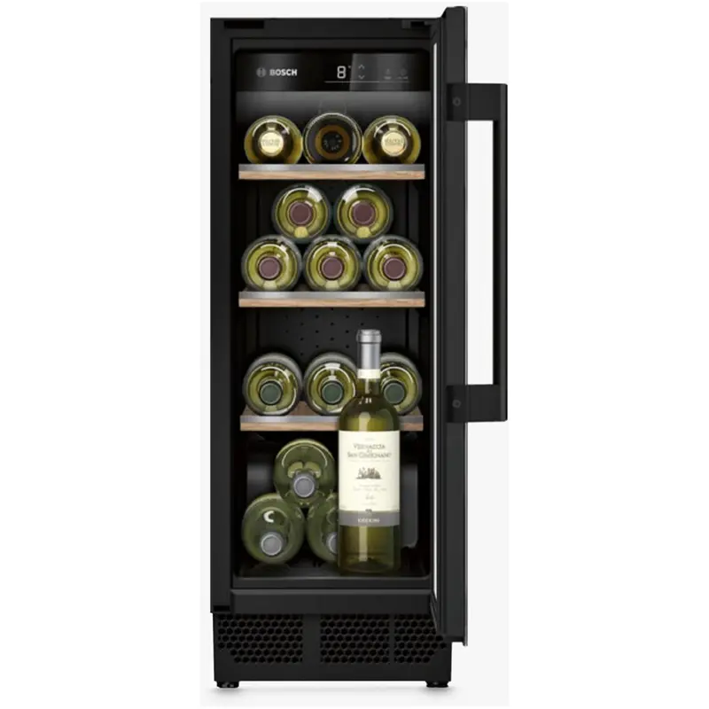 Bosch Series 6 Kuw20Vhf0G 30Cm Black Undercounter Wine Cooler 1