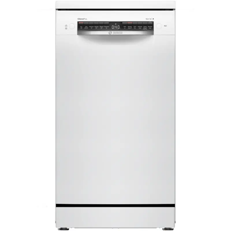 Bosch Sps4Hmw14G Series 4 Freestanding Dishwasher – 45Cm, 10 Place Settings, White 1