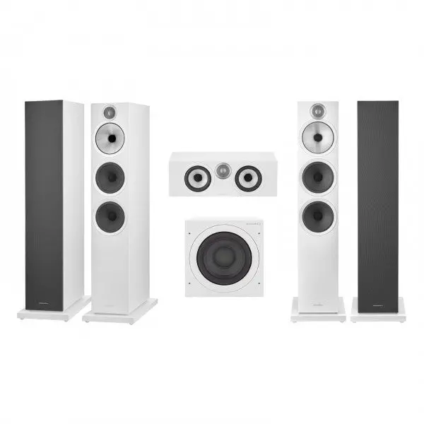 Bowers & Wilkins 603 S3 5.1 Speaker System – Gloss White 1
