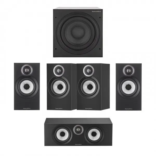 Bowers & Wilkins 607 S3 5.1 Speaker System – Gloss Black 1
