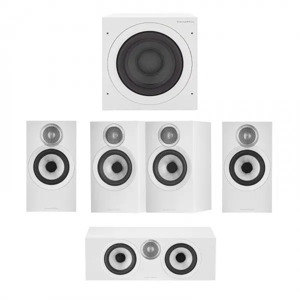 Bowers & Wilkins 607 S3 5.1 Speaker System – Gloss White 1