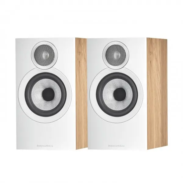 Bowers & Wilkins 607 S3 Oak Bookshelf Speaker Pair 1