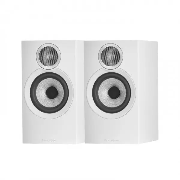 Bowers & Wilkins 607 S3 White Bookshelf Speaker Pair 1