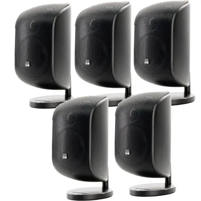 Bowers & Wilkins M-1 Black 5.0 Satellite Av Speaker System 1