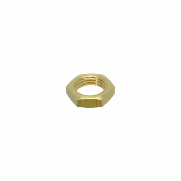 Brass 1/4" Bsp Fixing Nut – Standard Profile 1