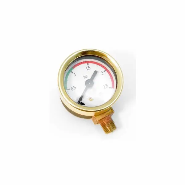 Brass Pressure Gauge Assembly For La Pavoni Espresso Machines 1