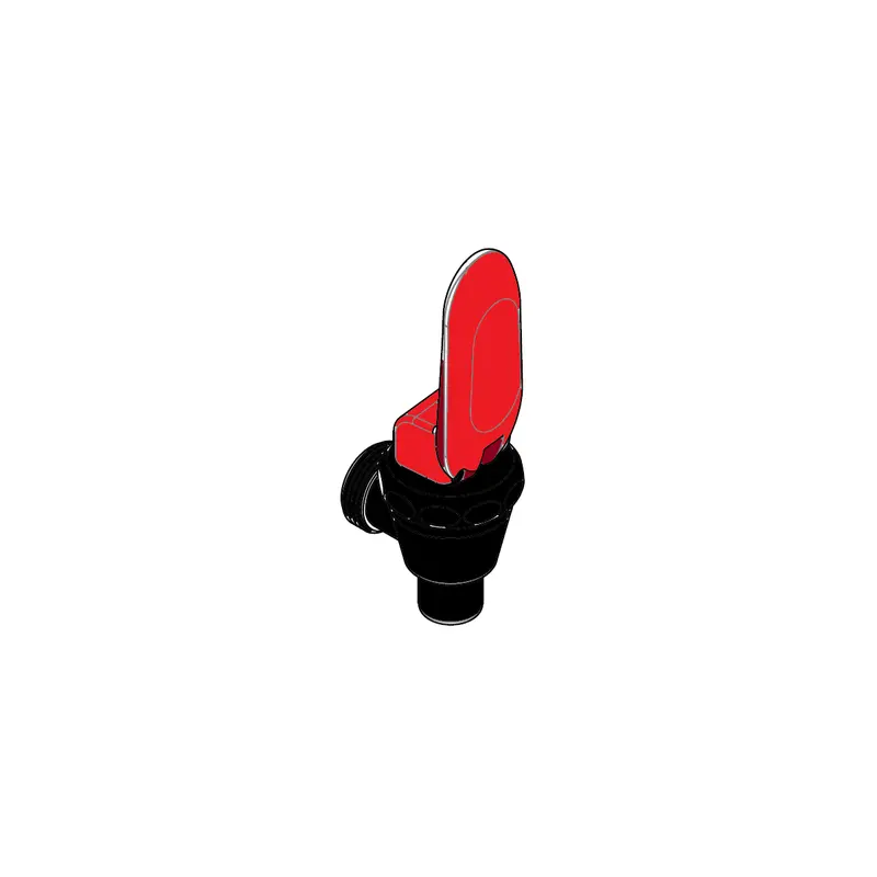 Bunn Icb Plastic Faucet With Red Handle – Compact Group Head Valve 1