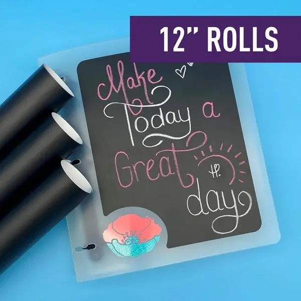 Chalkboard-Finish Adhesive Vinyl (Per Yard) 1