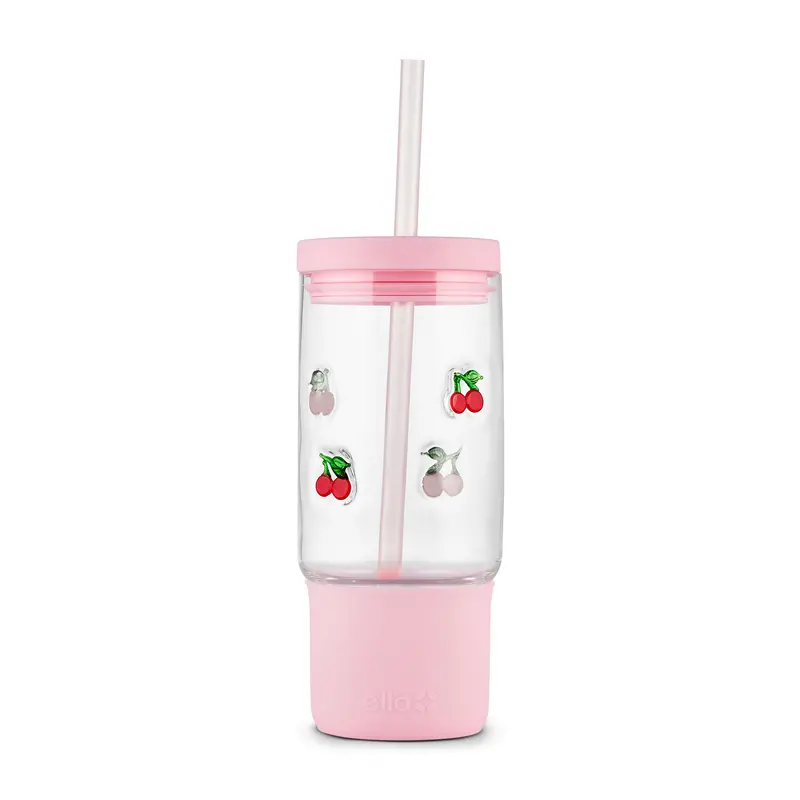 Charmed 18 Oz Glass Tumbler – Elegant Double-Walled Drinkware 1
