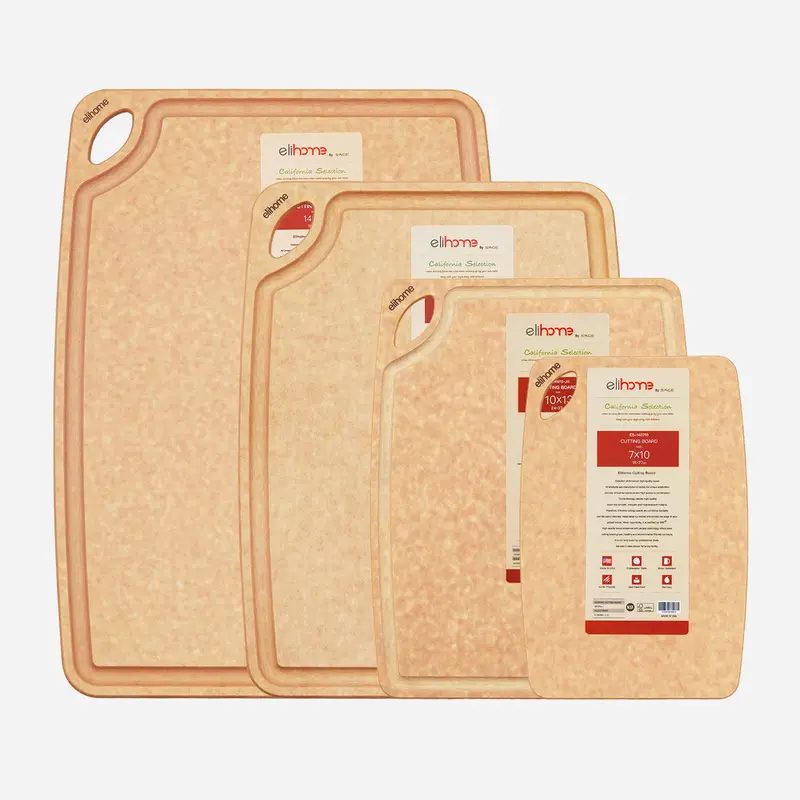 Classic 4-Piece Assorted-Size Cutting Board Collection (S/M/L/Xl) 1