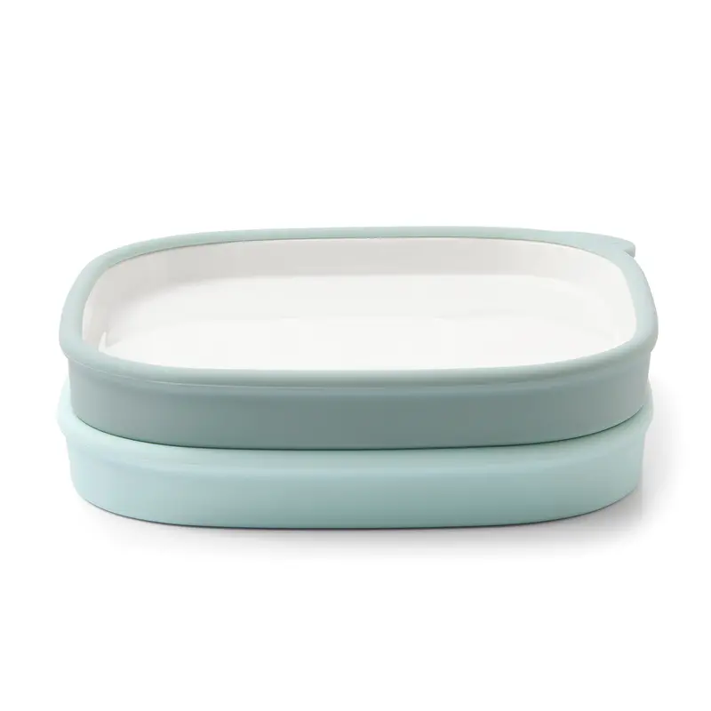 Clean Start Toddler Ceramic All-In-One Plate – 2-Pack 1