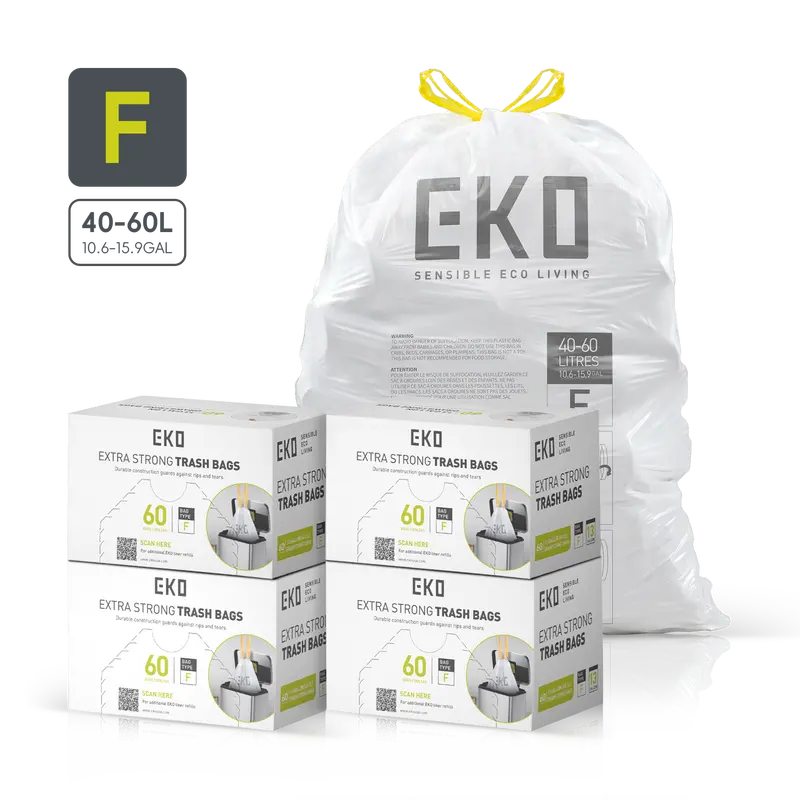 Code F Premium 13-Gallon Easy-Dispense Roll Trash Bags – Pack Of 240 1