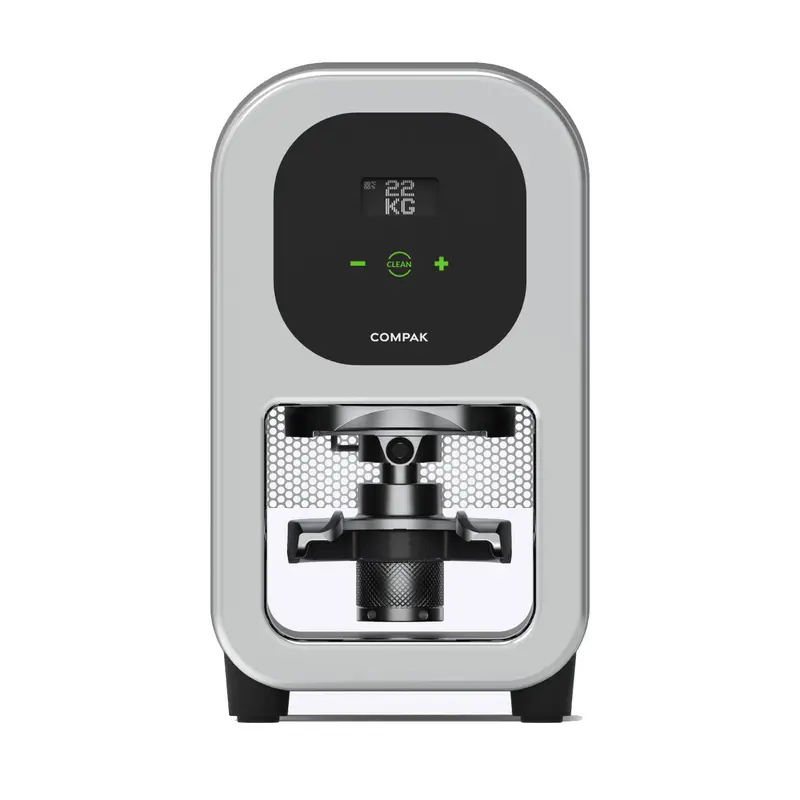 Compak Cube Tamp Automatic Tamper – Glossy White 1