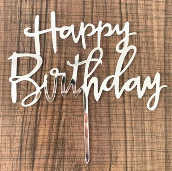 Customizable Birthday Cake Topper 1