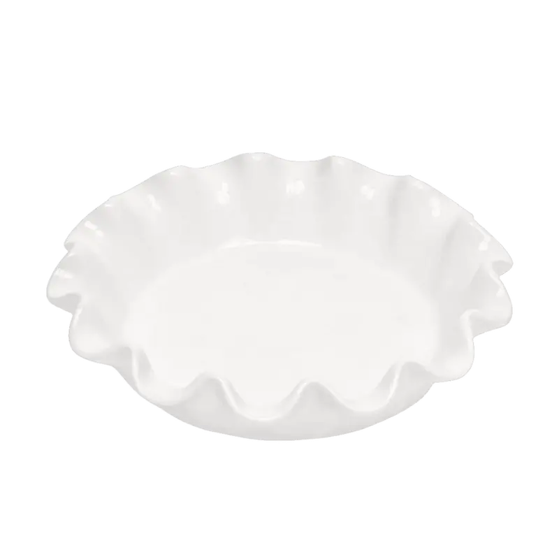 Deep Ruffled Edge Pie Dish 1
