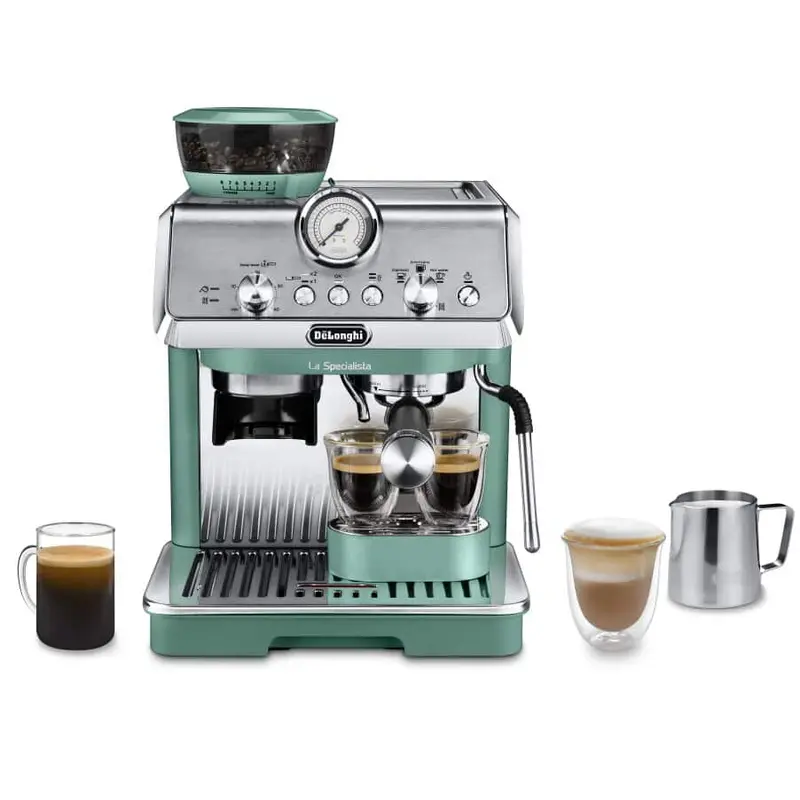 De'Longhi Ec9155.Gr La Specialista Arte Bean-To-Cup Espresso Machine – Green 1