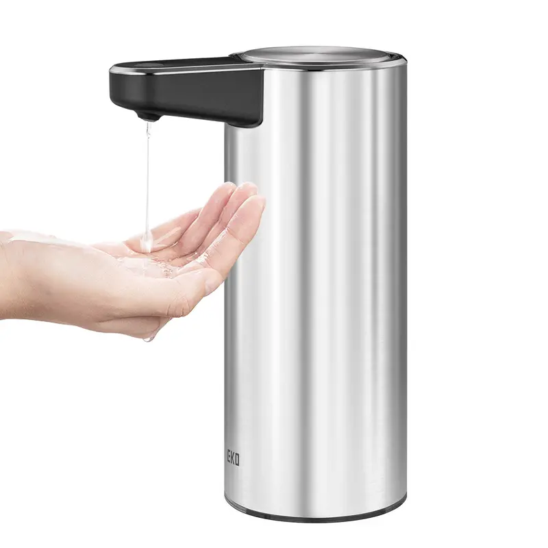 Deluxe Aroma Smart Liquid Soap Dispenser – Brushed Stainless Steel Touchless Model 1
