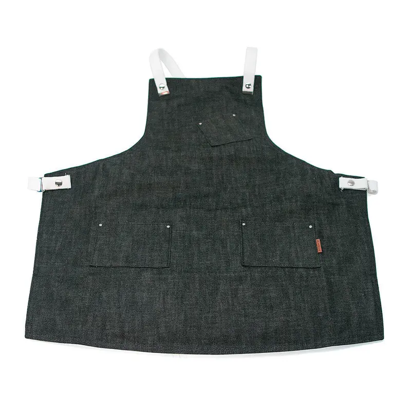Denim Blue Machinist Apron 1