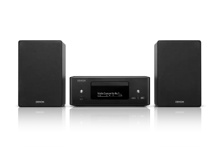 Denon Ceol N12 Dab+ Hi-Fi System – Includes Scn10 Speakers (Black) 1