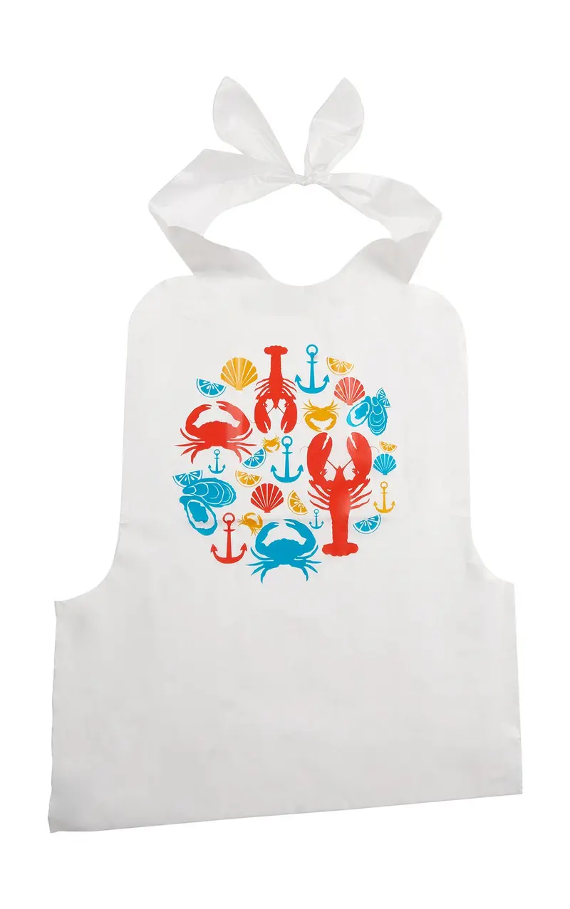 Disposable Protective Seafood Bibs By Trudeau 1