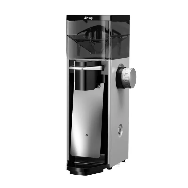 Ditting 807 Bulk Grinding Coffee Grinder – White Cabinet With Smoked Hopper 1