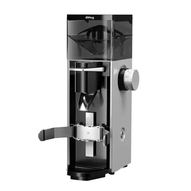 Ditting 807 Filter Dedicated Grinder – White Frame & Smoked Bean Hopper 1