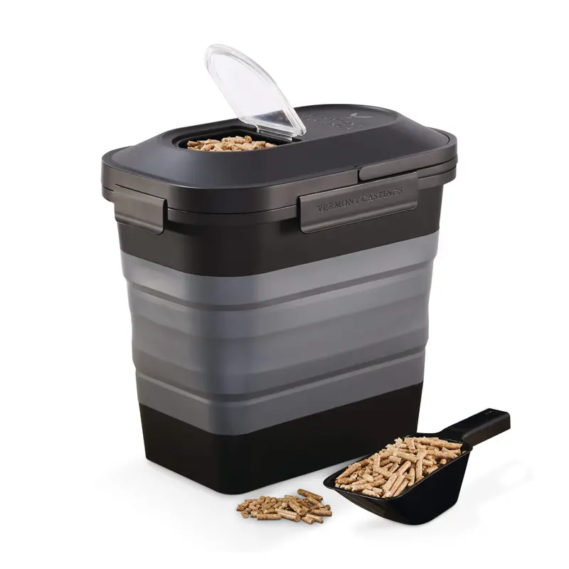 Durable Wood Pellet Storage Bin – Airtight & Stackable 1