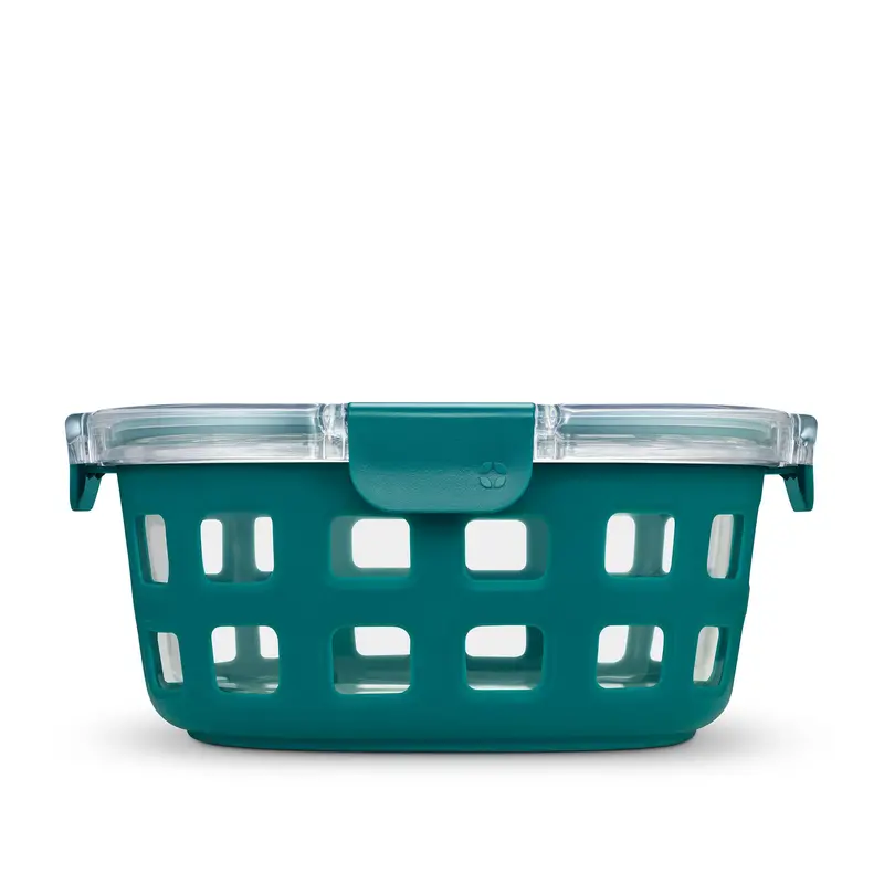 Duraglass™ 7-Cup Round Glass Meal Prep Container 1