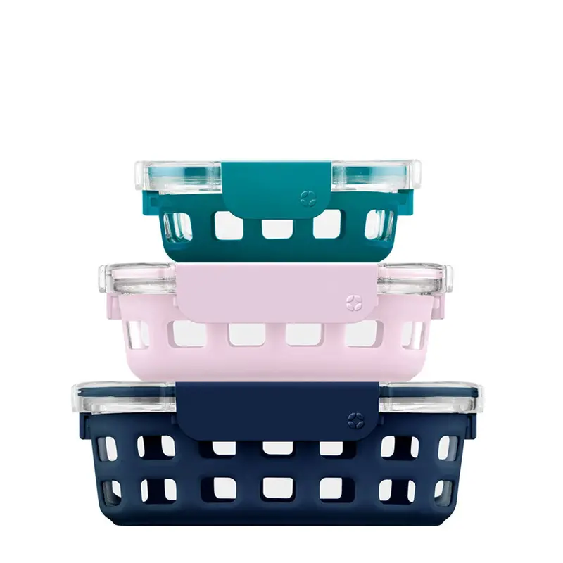 Duraglass™ Glass Food Storage Containers (3-Piece Set) 1