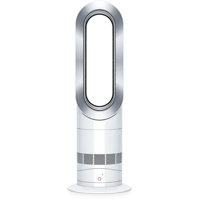 Dyson Am09 Jet Focus Hot + Cool Fan Heater – White & Nickel Finish 1