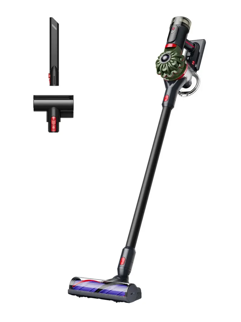 Dyson V8 Cordless Stick Vacuum Cleaner – 60-Minute Battery Life, Black/Green (Model 226564-01) 1