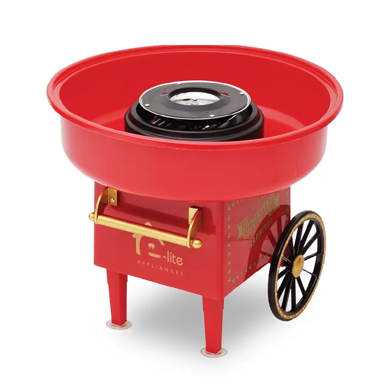 E-Lite Cotton Candy Maker – Home Fun Candy Machine With Stand 1