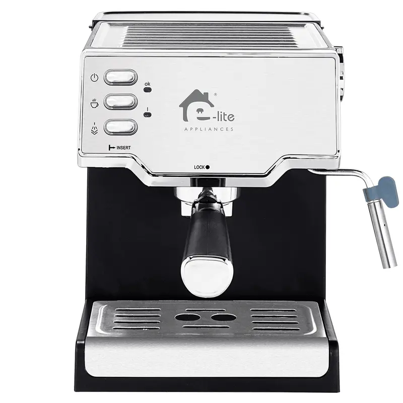 E-Lite Eem-010 Espresso Machine – Semi-Automatic Barista-Style Coffee Maker With 1-Year Warranty 1